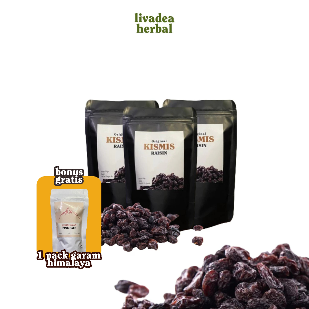 

Kismis Anggur Dark Raisin / Kismis Asam Manis Raisin Star untuk Oleh Oleh Haji dan Umroh