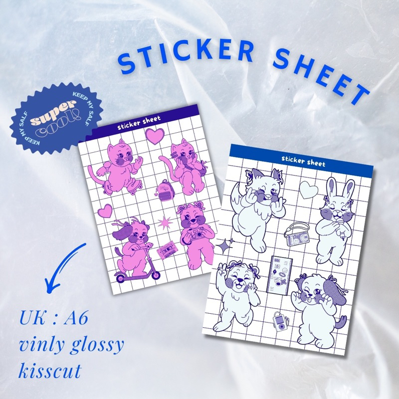 

[pre order] sticker sheet kisscut