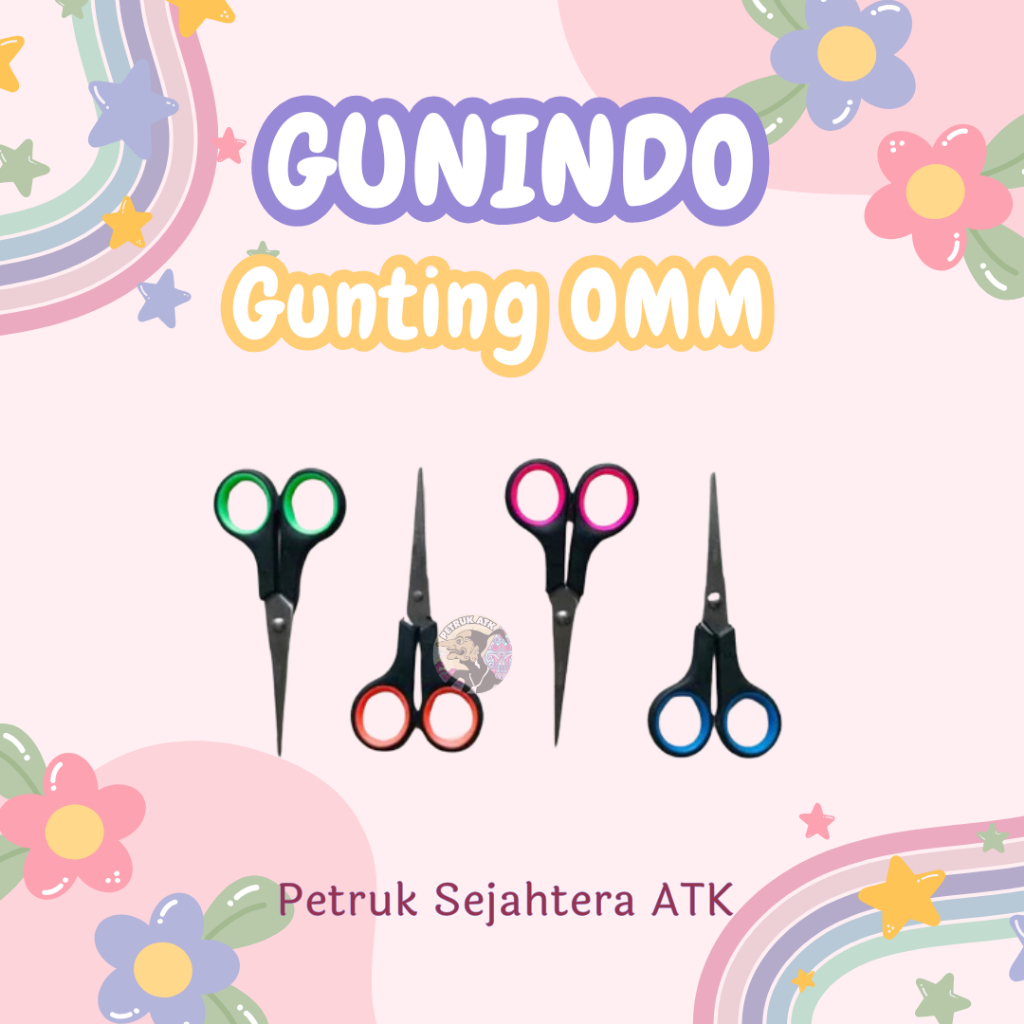 

[PCS] GUNTING GUNINDO OMM SCISSORS PEMOTONG KERTAS