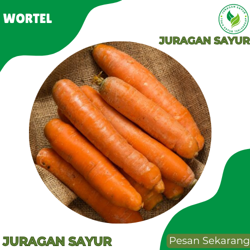 

Wortel Segar 250gr - Wortel 1 kg -Wortel Berastagi Premium - Juragan sayur