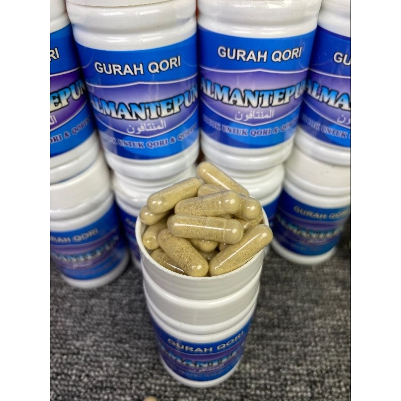 Gurah Qori Al-Mantepun Gurah Herbal dari Ekstrak Akar Srigunggu Isi 50 Kapsul