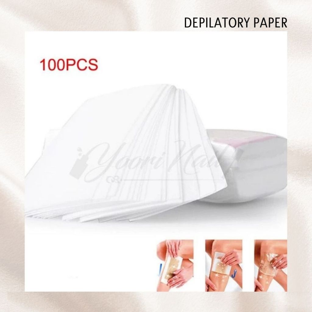 Depilatory Paper kertas waxing depilatory hair wax removal paper