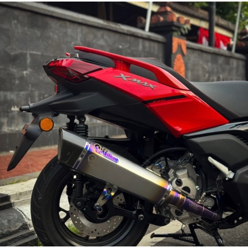 KNALPOT VILLAN TYPE JR1 CONICAL FULL SYSTEM XMAX CONNECTED, XMAX OLD