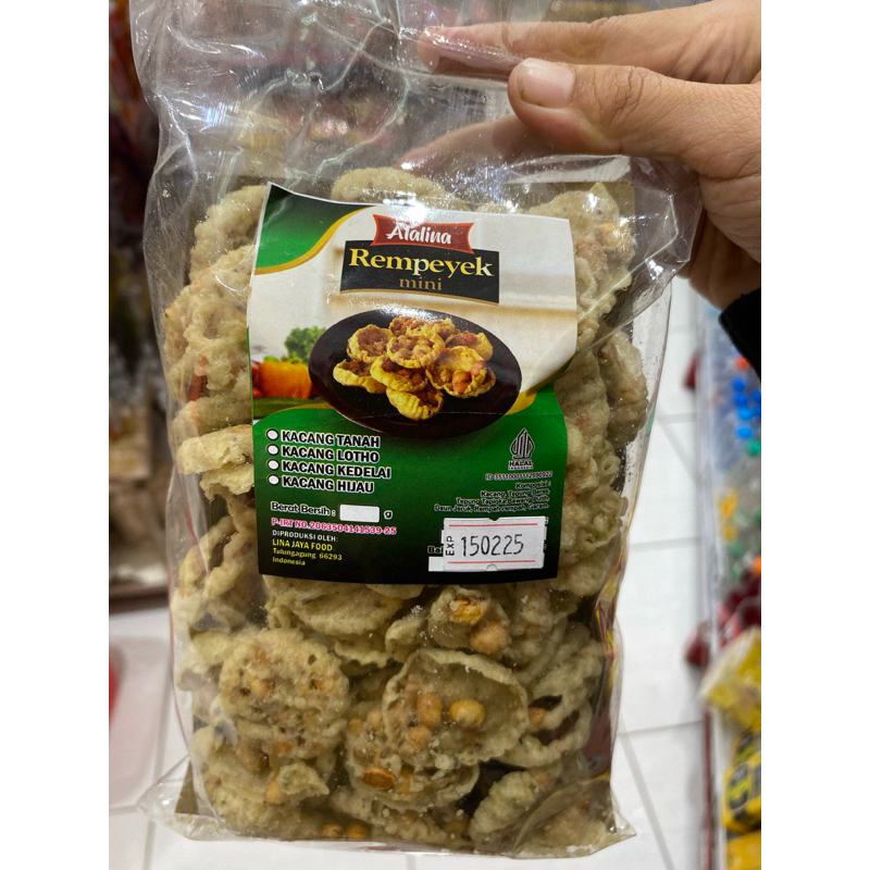 

Rempeyek Mini Berat 200 Gram
