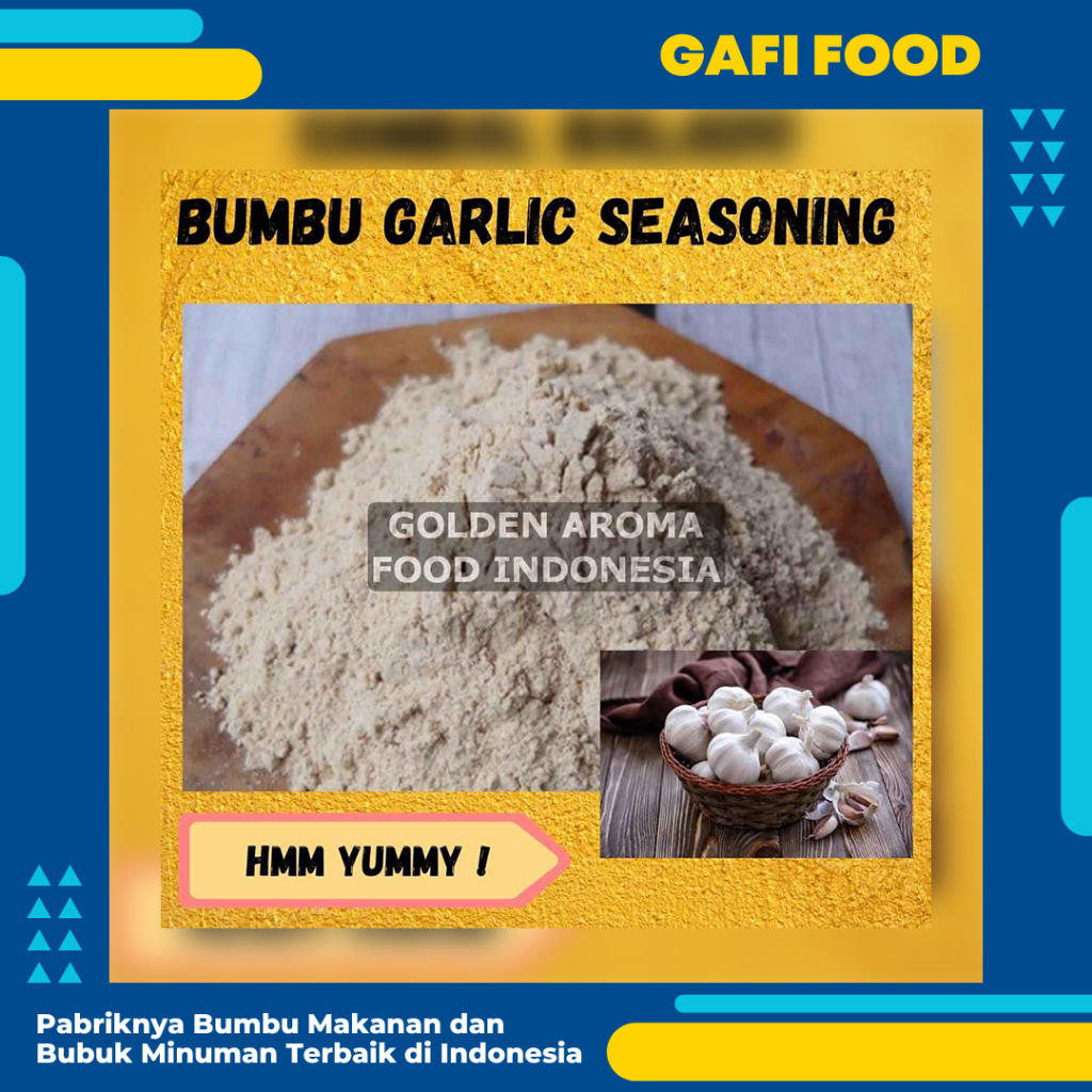 

BUMBU TABUR RASA BAWANG PUTIH 1 KG Bubuk Tabur Garlic Seasoning 1kg Food Grade Murah Enak Terbaik