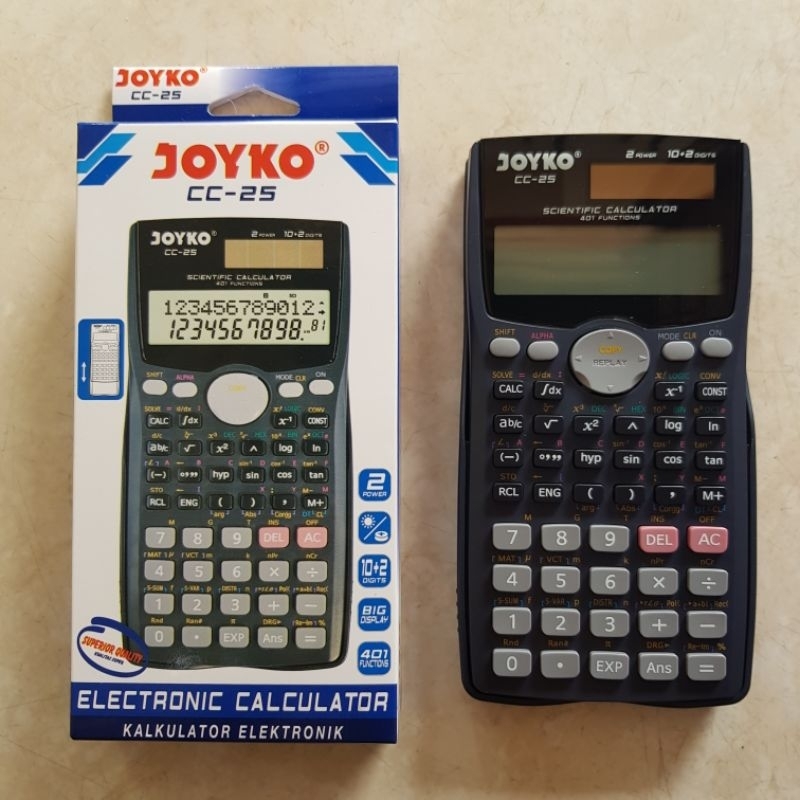 

Calculator / Kalkulator Joyko CC - 25 Scientific 401 Functions