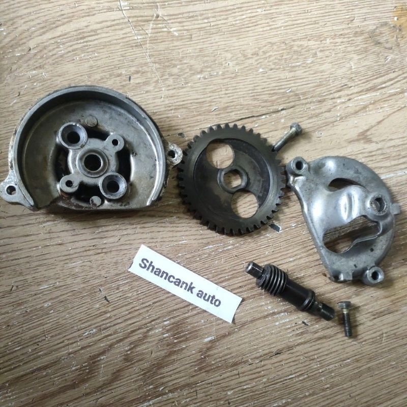 pompa oli set gigi t39 gl series, gl pro black engine original copotan