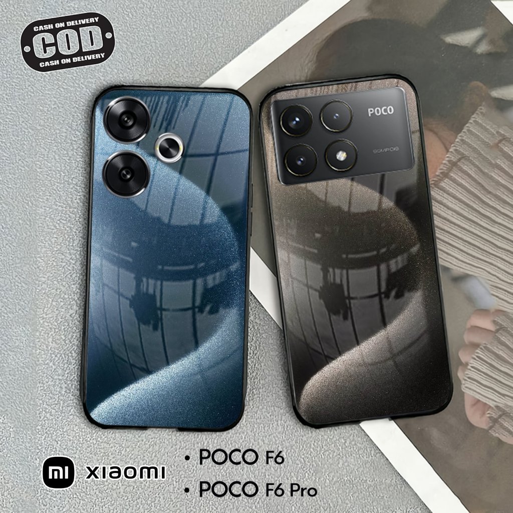 Softcase Kaca For POCO F6 & POCO F6 PRO - Case Handphone POCO F6 & POCO F6 PRO [T01].