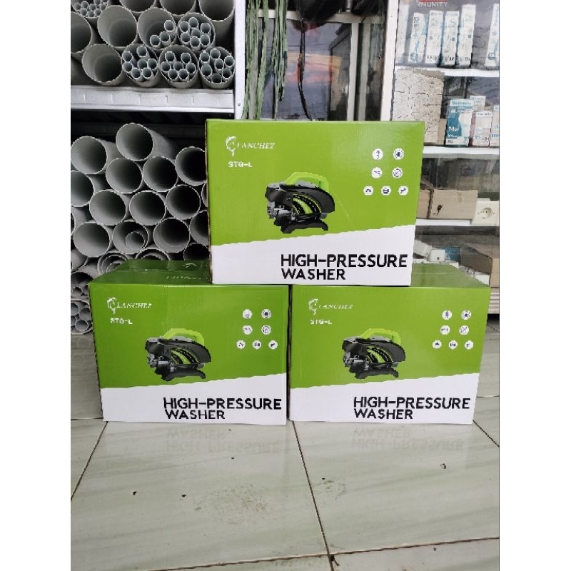 mesin cuci jet cleaner junhe 50-100 bar mesin cuci motor, mobil dan cuci ac high pressure pump pompa