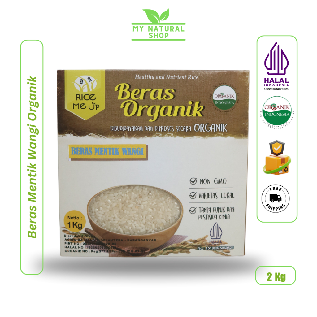 

Beras Mentik Wangi Organik Rice Me Up 2 kg