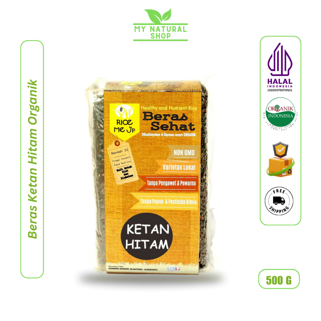 

Beras Ketan Hitam Rice Me Up 500g