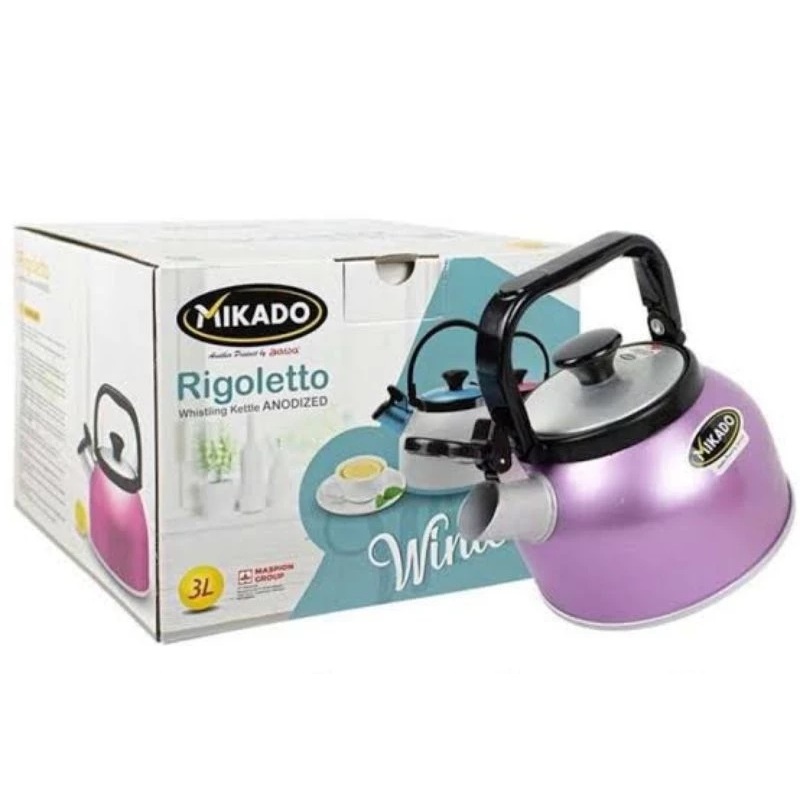 Maspion Teko Siul 2.5 Liter, 3 Liter, 3.5 Liter, 5 Liter / Teko Siul Mikado Rigoletto / Ceret Bunyi