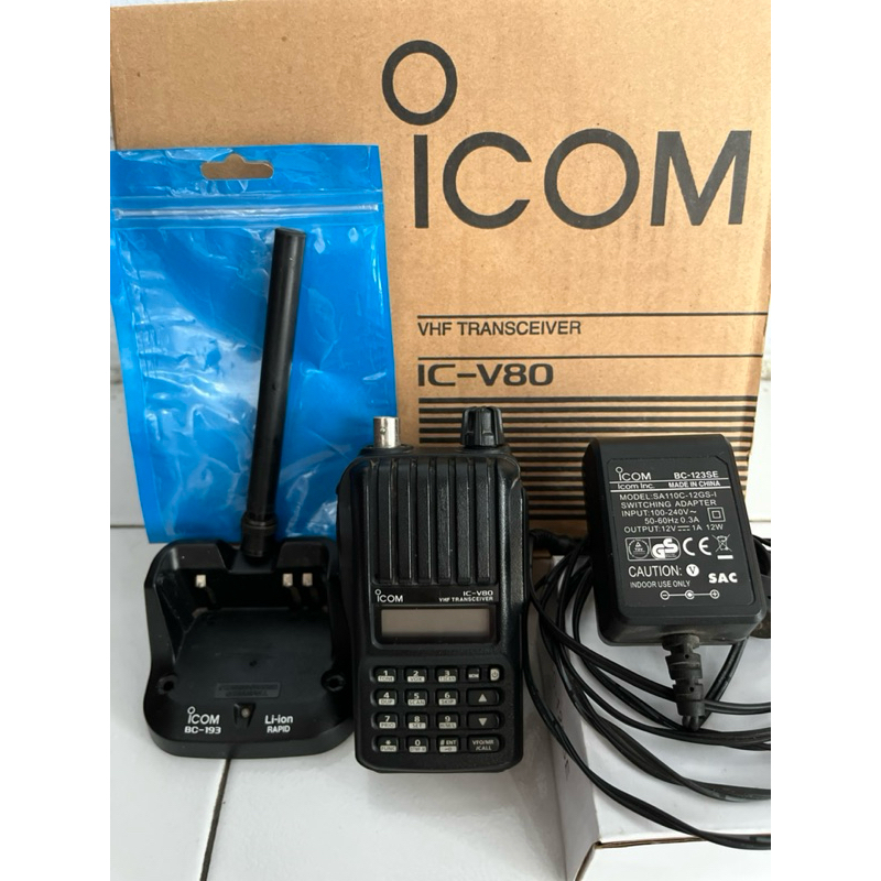 HT VHF Transceiver | IC - V80 | Radio | HT Jarak Jauh | ICOM HT VHF