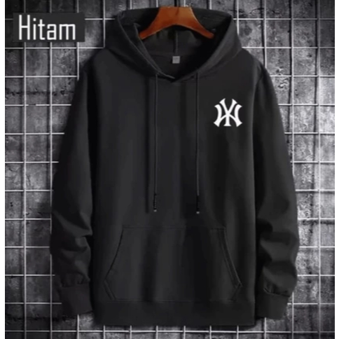 Sweater Pria WY Hoodie Remaja Dewasa Sweter Cowo Hodie Flecee
