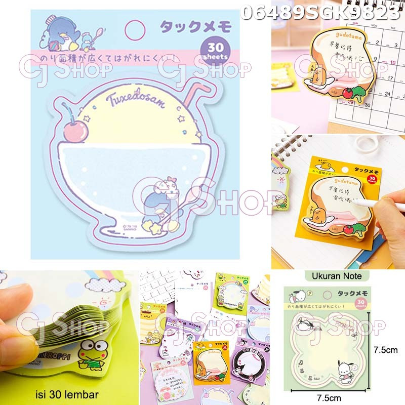 

Tuxedo Sam My Melody Memo Sticky Note 06489 06490