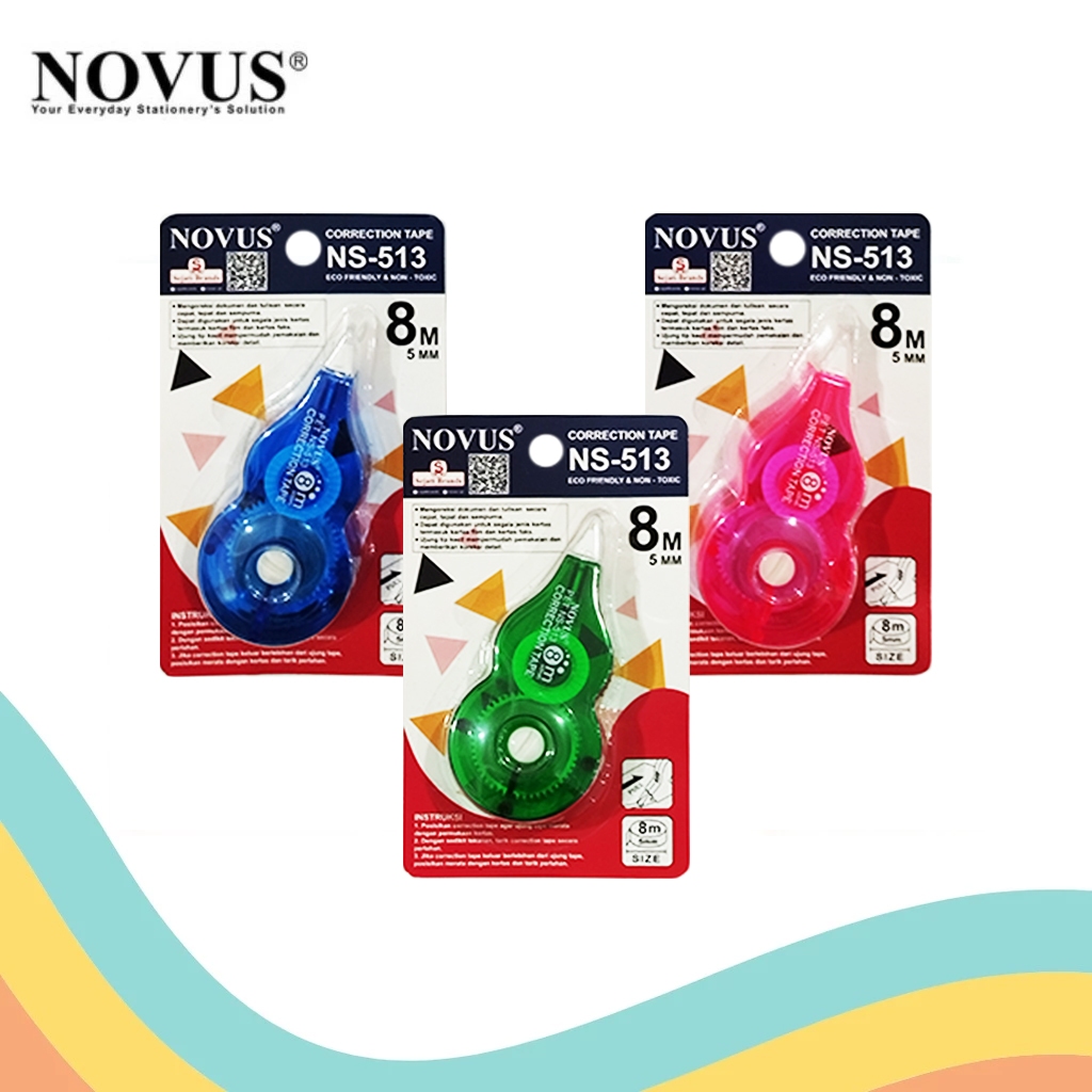 

CORRECTION TAPE NOVUS NS-513 (1 PCS)