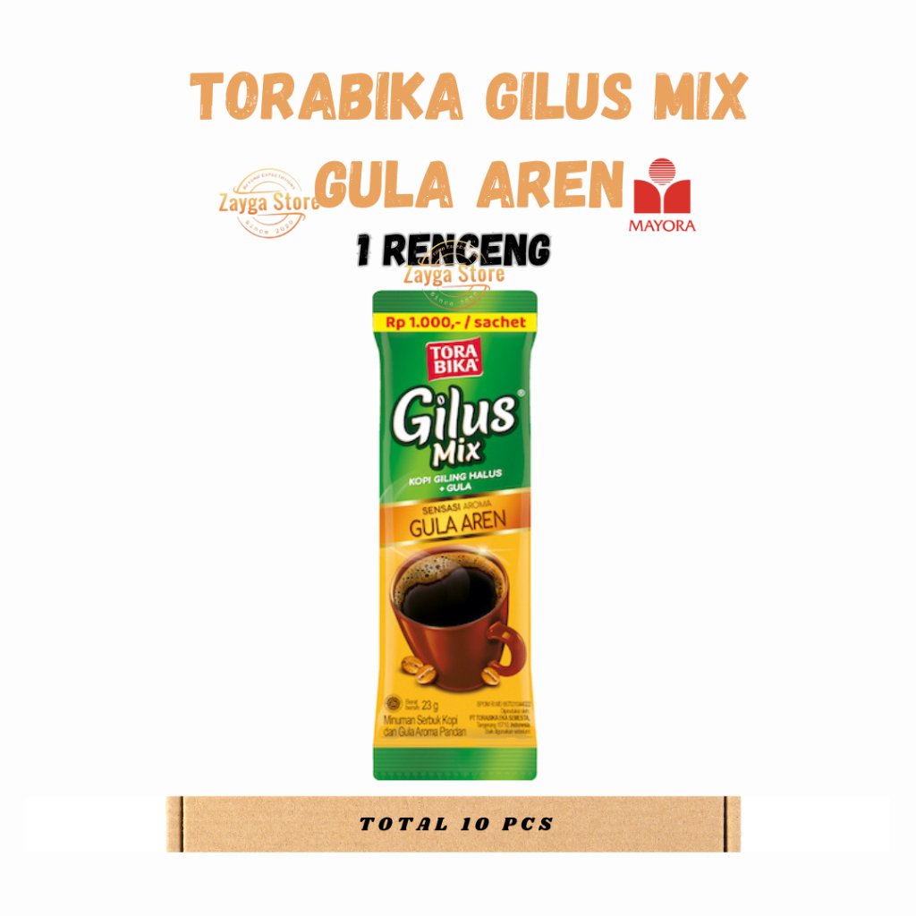 

TORABIKA GILUS MIX Gula Aren PAKET 1 RENCENG