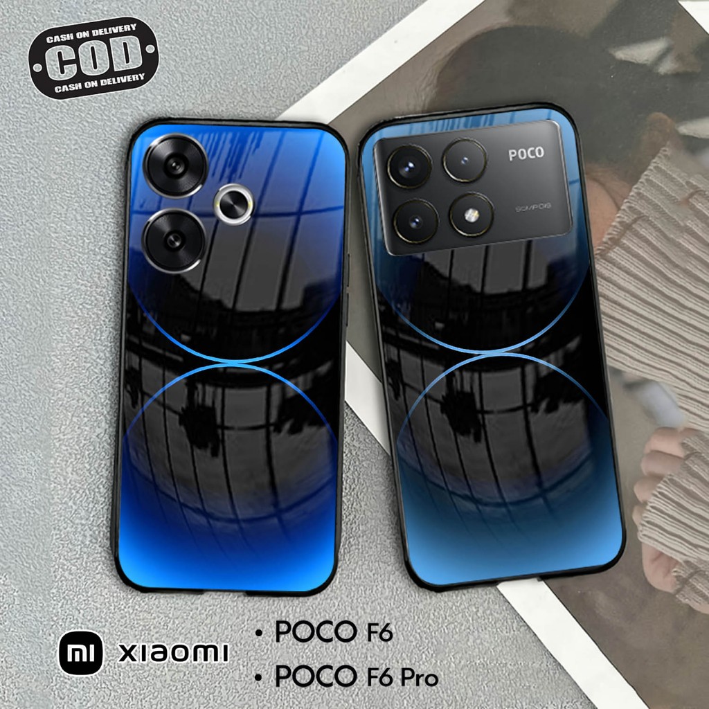 Softcase Kaca For POCO F6 & POCO F6 PRO - Case Handphone POCO F6 & POCO F6 PRO [T40].