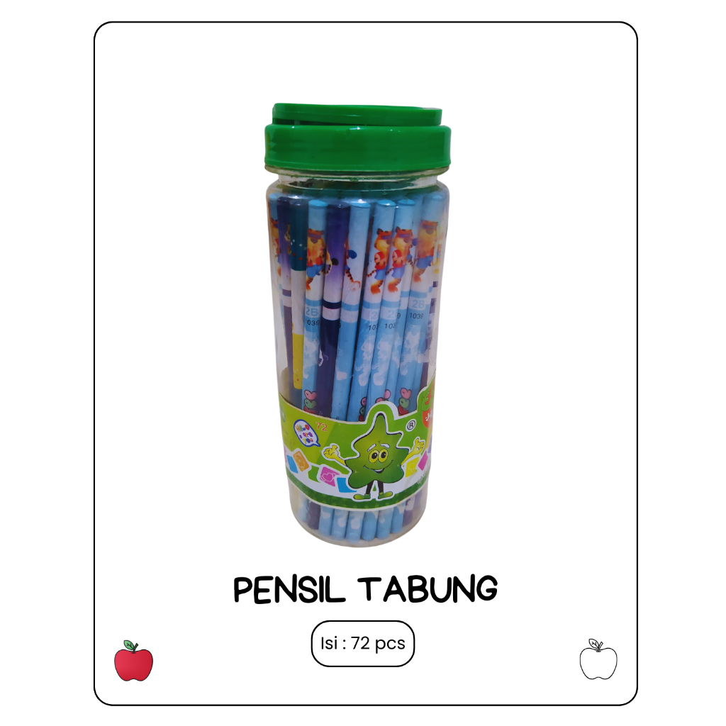 

SALE! CUCI GUDANG! - Pensil Karakter 1 Tabung Isi 72 pcs - Little Tree