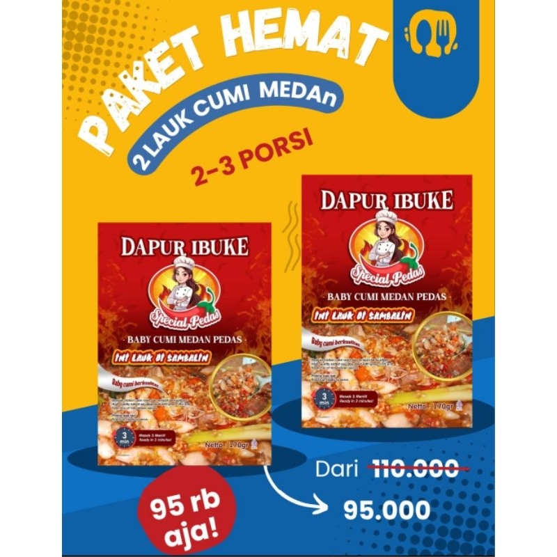 

PAKET HEMAT/2 CUMI OSENG MEDAN /2 LAUK PAUK