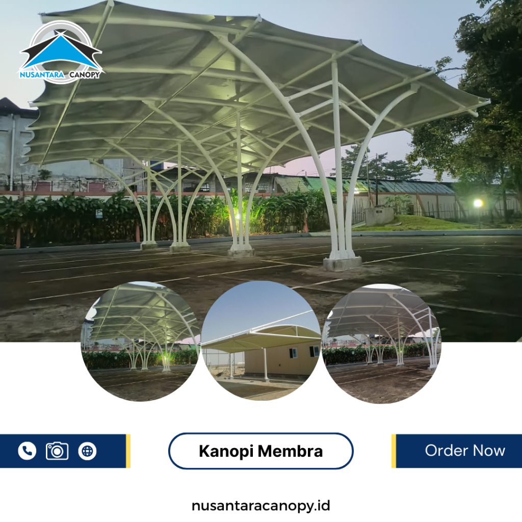 Kanopi membrane jakarta - tenda membrane murah - canopy atap membran bergaransi