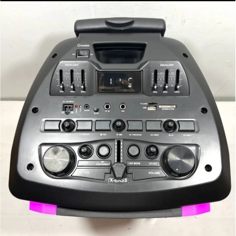 Speaker Portable Wireless Noise 899 H 12 Original 12 inch