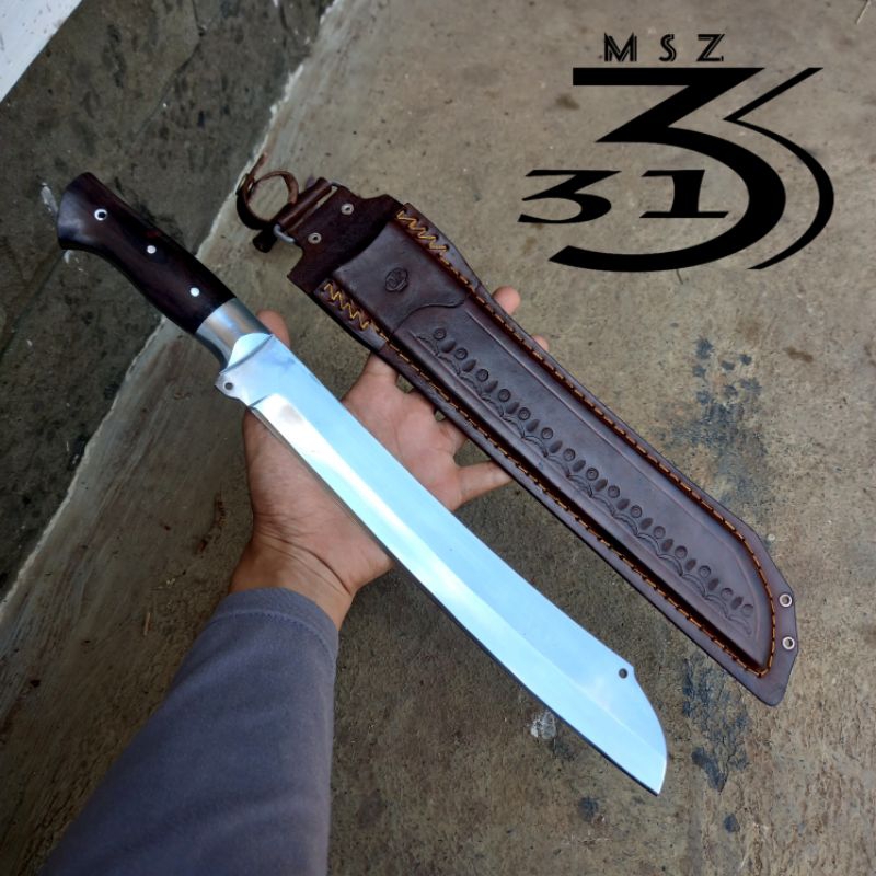 COD golok kerja tebal kinclong fulltang baja asli sepuh multifungsi (DR) 313MSZ