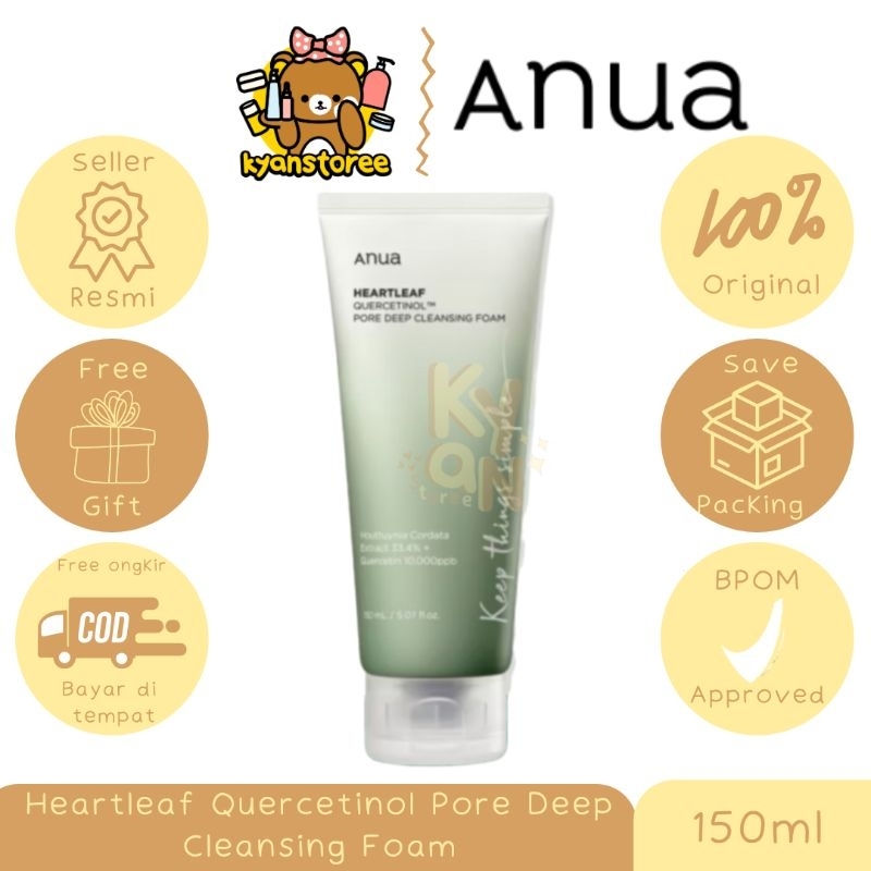 ANUA HEARTLEAF QUERCETINOL MOISTURE CLEANSING FOAM