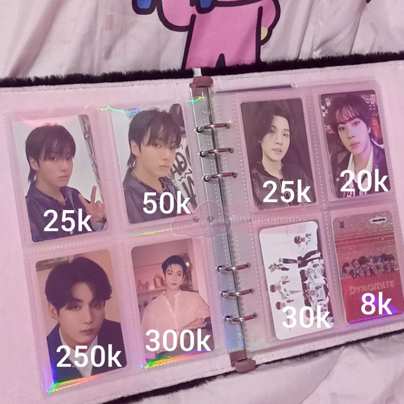 Photocard BTS and AR Card Proof Collector