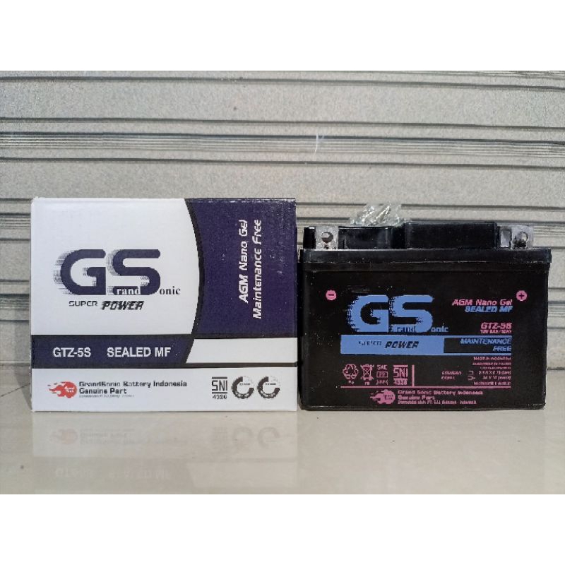 Aki Motor Yamaha Mio M3, Mio S, Mio Z Gear 125 Kering MF GTZ5S