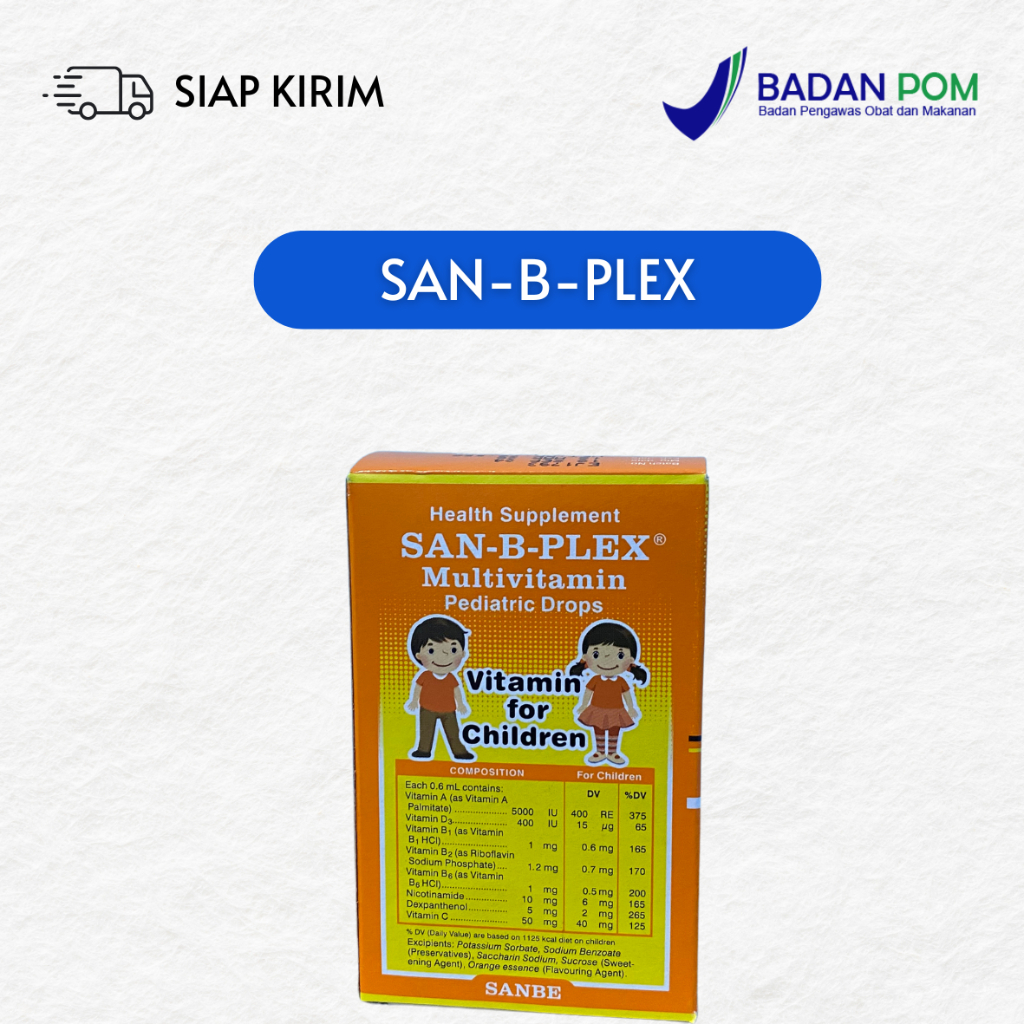 San-B-Plex Drops Multivitamin Anak