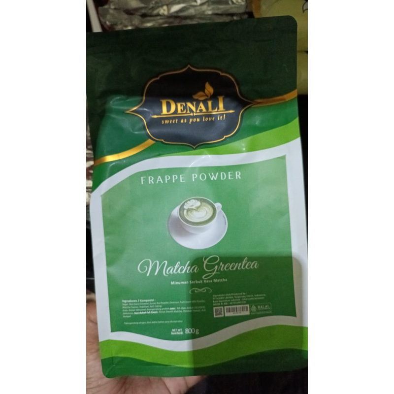 

Denali Matcha Frappe/Denali Matcha Green Tea 800gr/frappe powder matcha green tea