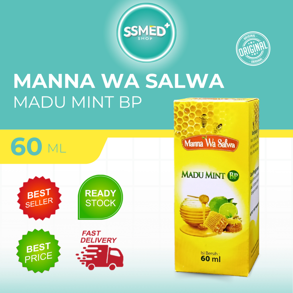 MANNA WA SALWA - MADU MINT BP -  ISI 60 ML