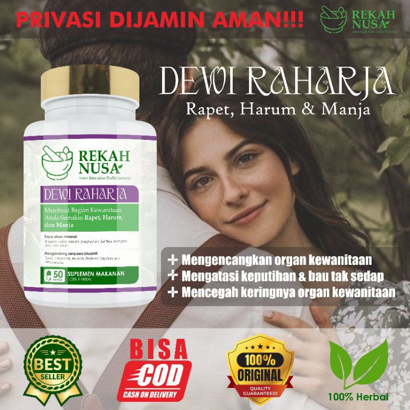 Obat Herbal Dewi Rahaja Rapet Harum Manja Wanita Alami Tradisional