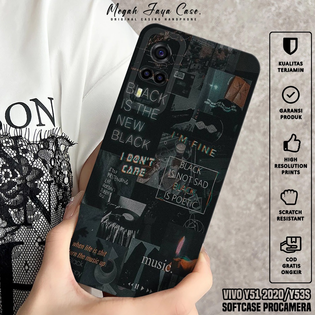 Case Hp VIVO Y51 2020 / VIVO Y53S - Softcase Hp VIVO Y53S / VIVO Y51 2020 Motif AESTH - Casing Hp VI