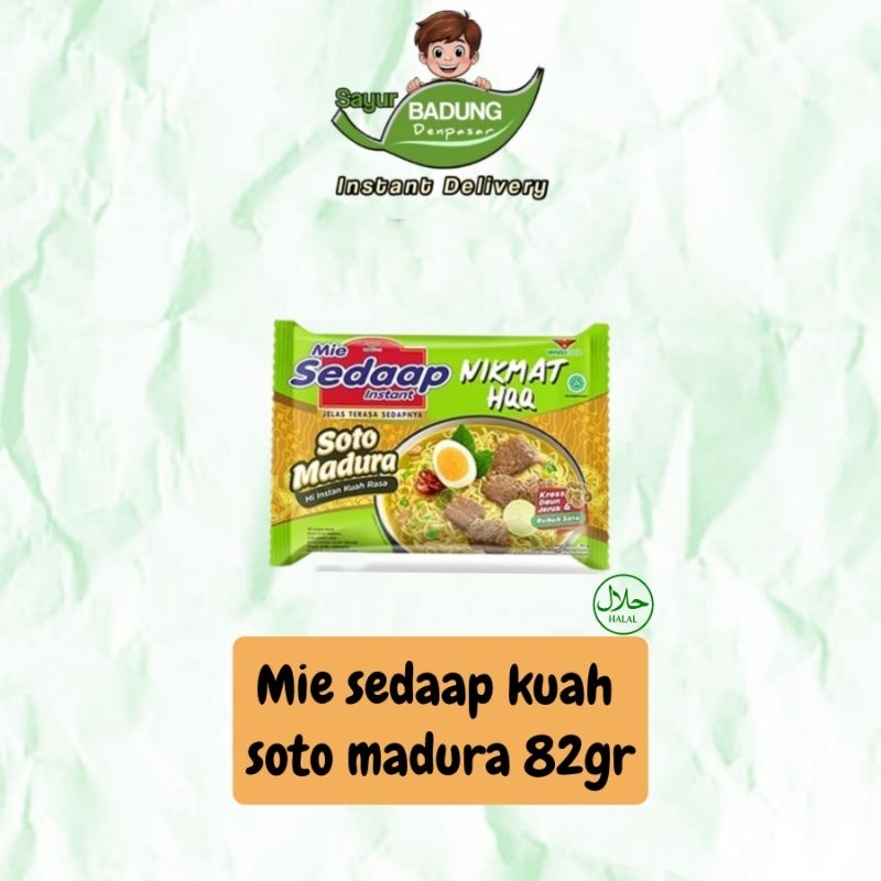 

Mie Sedaap Kuah Soto Madura 82gr