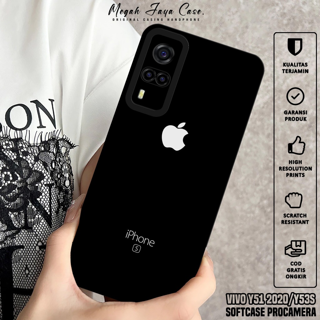 Case Hp VIVO Y51 2020 / VIVO Y53S - Softcase Hp VIVO Y53S / VIVO Y51 2020 Motif BRAND - Casing Hp VI