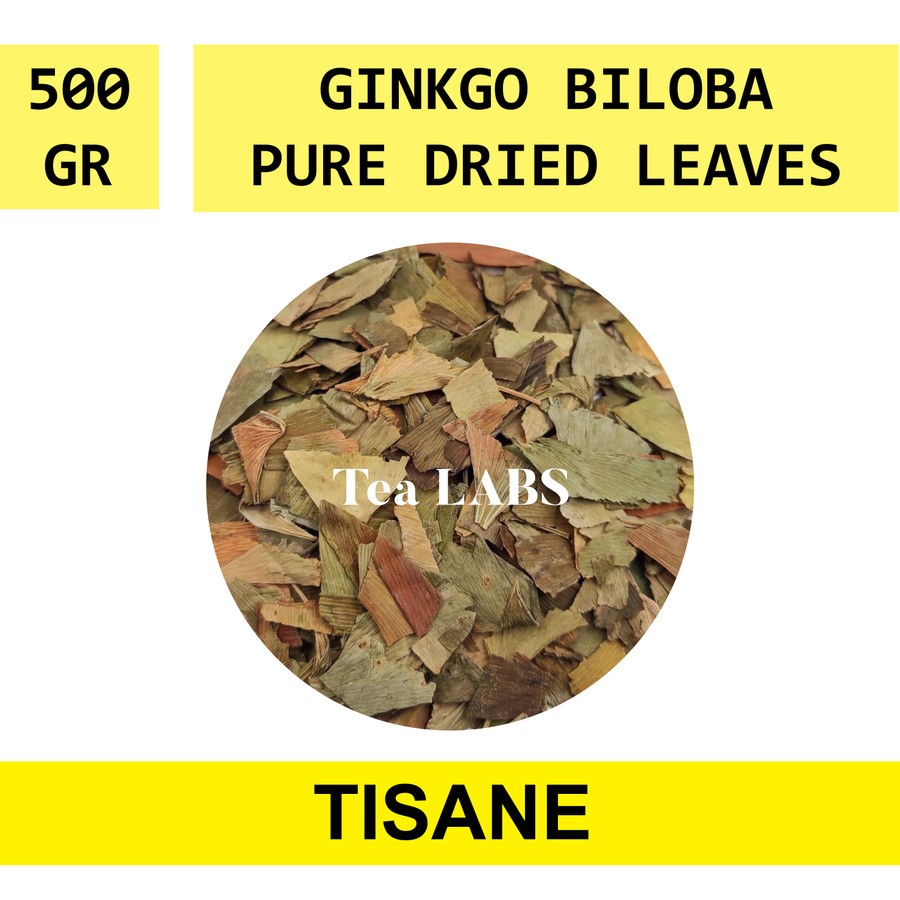 

Ginkgo Biloba Dried Leaf Tea / Daun Kering Teh Gingko Biloba 500 GRAM