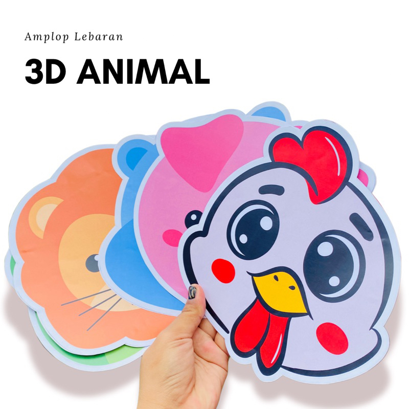 

Amplop Lebaran Model Hewan/Amplop Lucu/Amplop Lebaran 3D Viral 2025