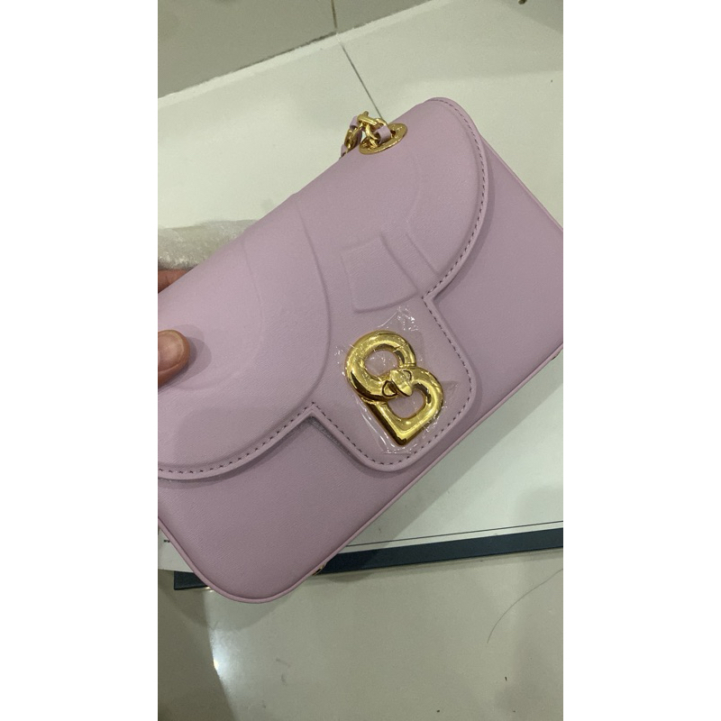 tas buttonscarves alma chain small in lilac