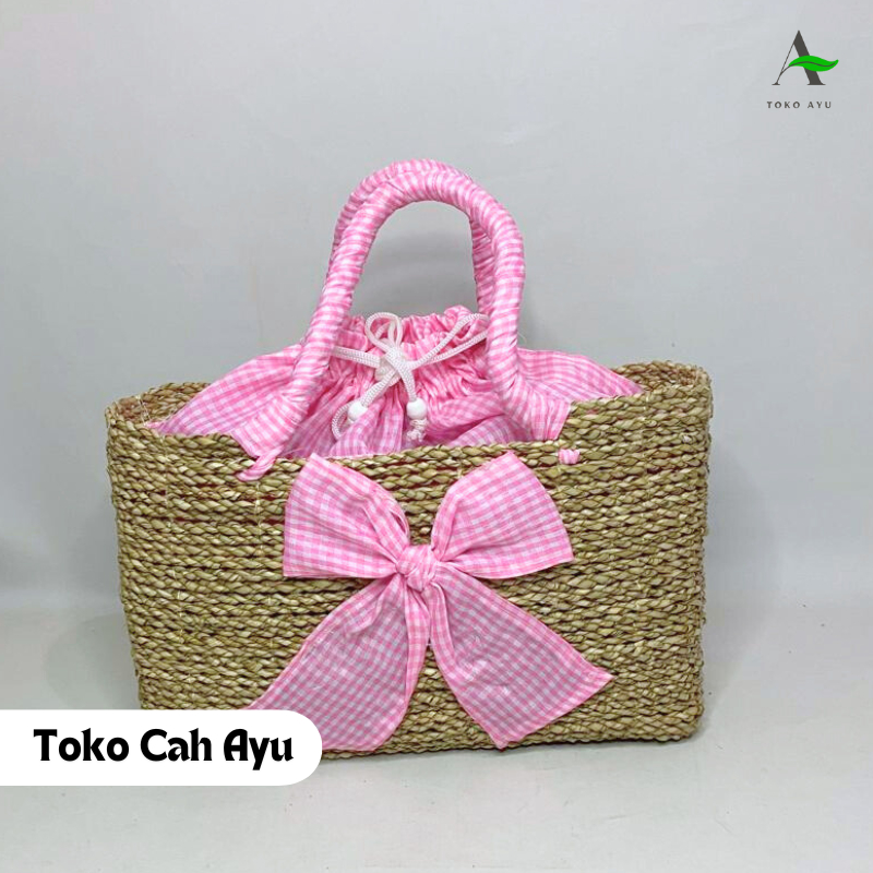 TOKO CAH AYU/TAS ANYAMAN PANDAN/TAS UNIK JOGJA/HANDBAG WANITA