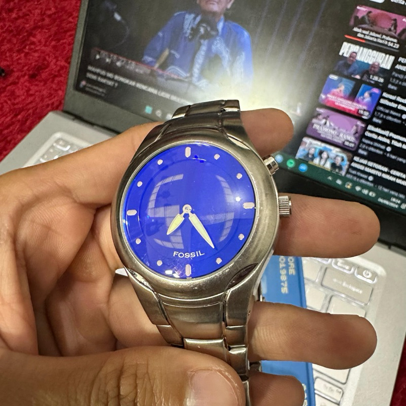 90s Y2k Vintage Fos*il Watch Big Tic