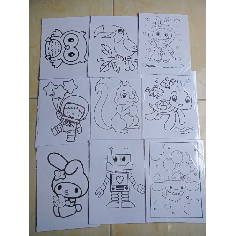 MEWARNAI GAMBAR LEMBAR MEWARNAI BUKU GAMBAR ANAK