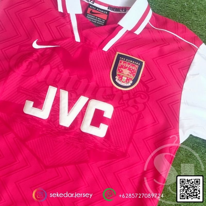 Jersey arsenal home 1997 original