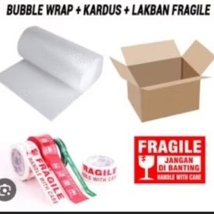 

Extra Tambahan Bubble Wrap + Kardus Lakban Fragile
