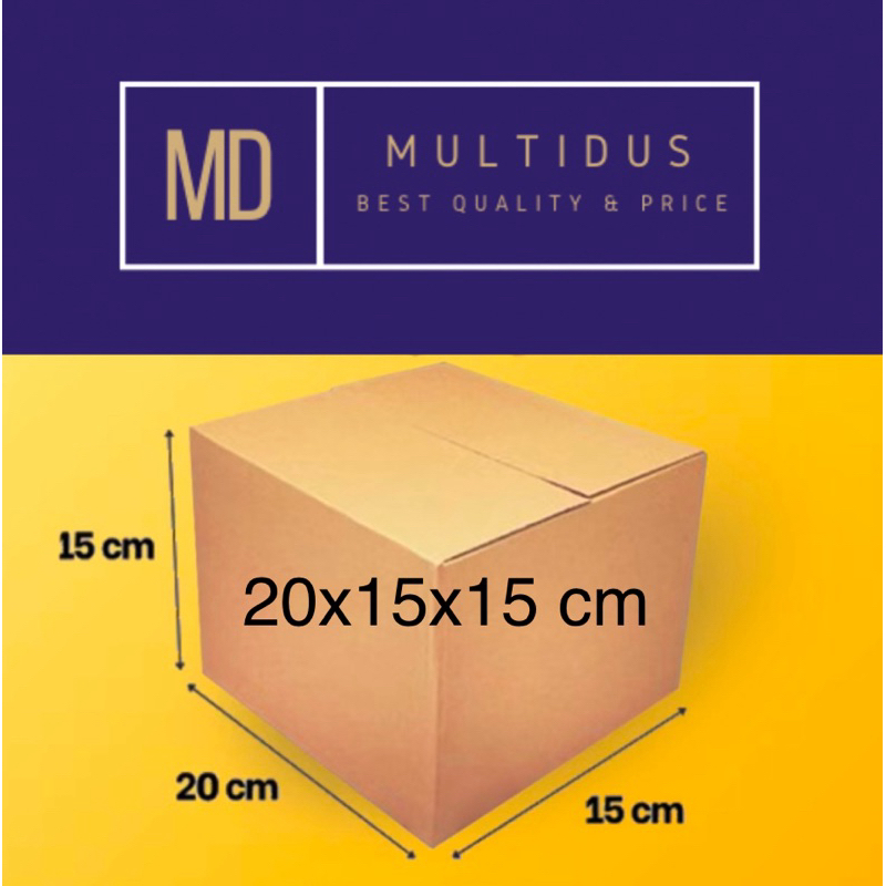 

Kardus Packing 20x15x15 cm - Dus Packaging Kemasan Karton Box Murah Baru