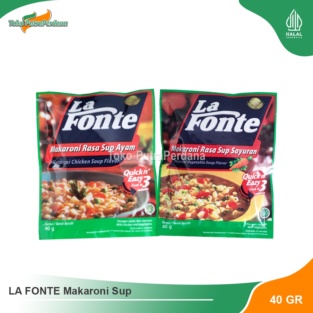 

LA FONTE Macaroni Sup Instan 40gr