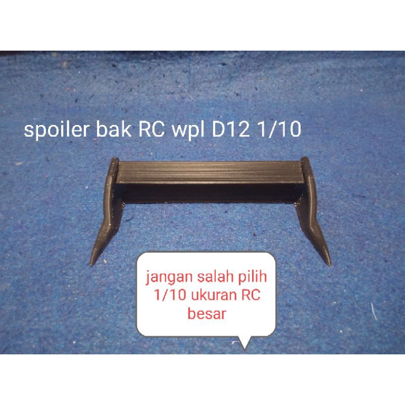 spoiler bak RC wpl D12 1/10 ukuran besar