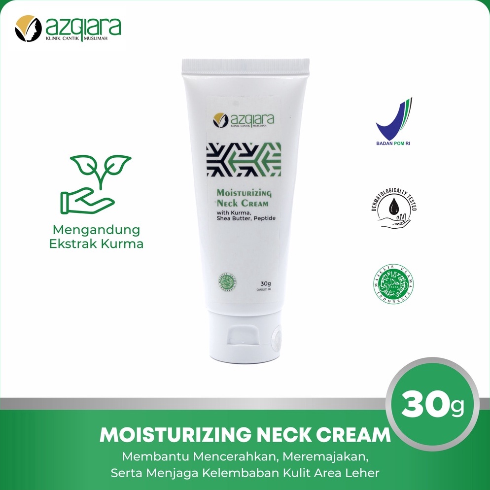 KODE K98I AZQIARA Moisturizing Neck Cream  Krim Leher elembabkan  Mencerahkan