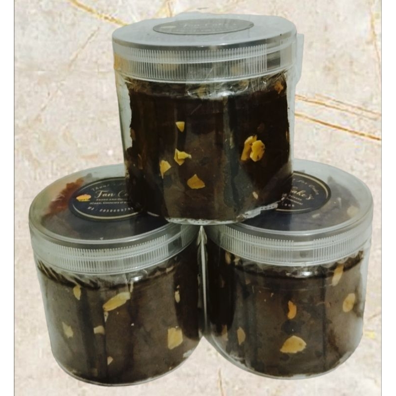 

BROWNIES CRISPY (Kue Kering) Jar UK. 500 gram